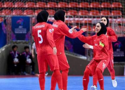 بانوان فوتسال ایران برابر چین به پیروزی رسیدند، یک گام دیگر تا فینال