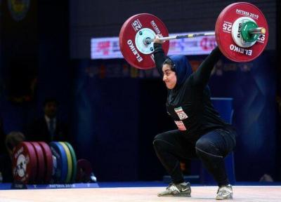 دومین دختر وزنه بردار ایران در قطر هفتم شد