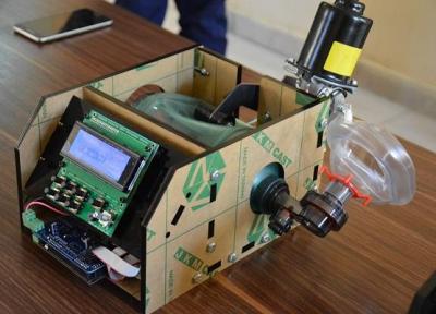 نمونه آزمایشگاهی دستگاه تنفس مصنوعی ventilator در دانشگاه شهید چمران اهواز ساخته شد