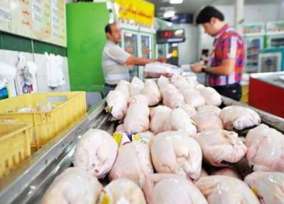 افزایش فاصله نرخ مصوب و بازار خرده فروشی مرغ ، کمترین قیمت مرغ در بازار چقدر است؟